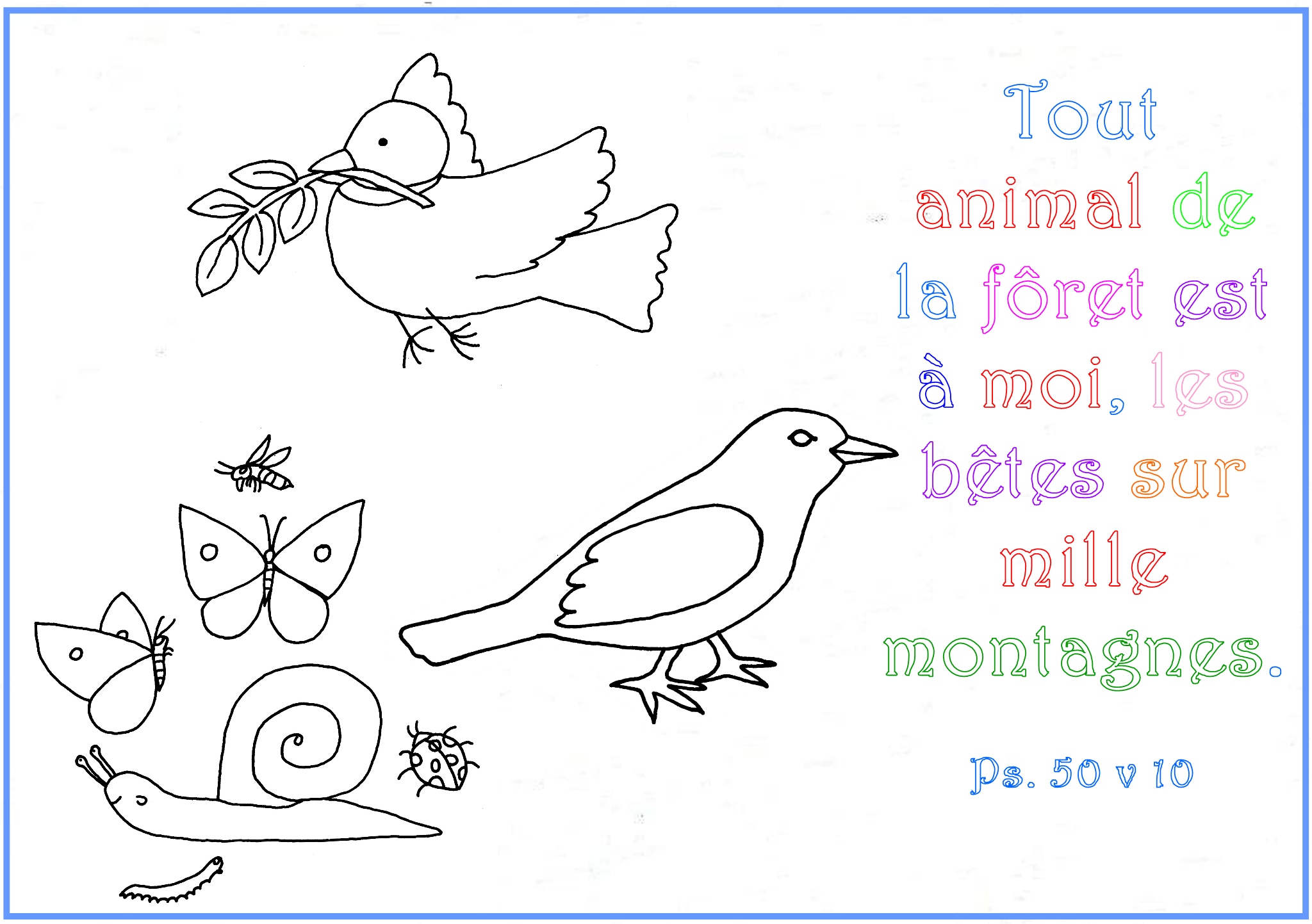 coloriage animaux