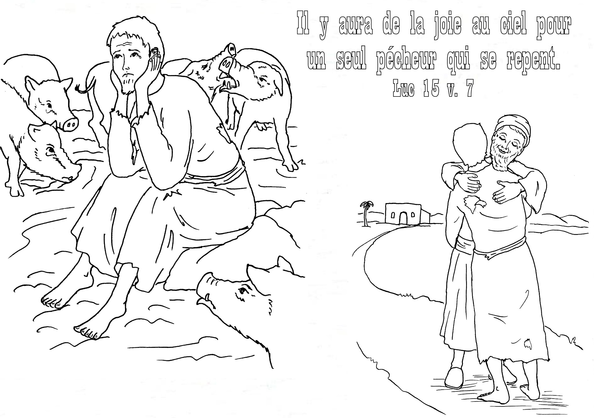 Coloriage Bible A Imprimer