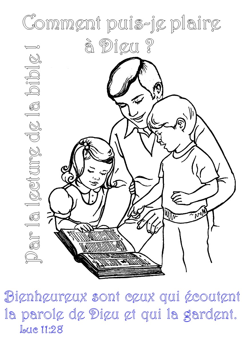 Coloriage Bible A Imprimer