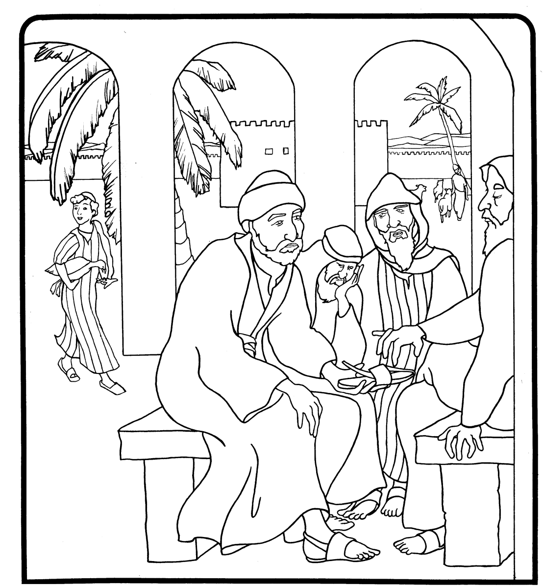 naomi and ruth coloring pages - photo #26